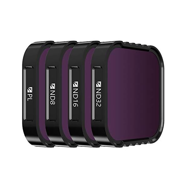 Freewell Standard Day - 4K-Serie - 4Pack Filters Kompatibel mit Hero11, Hero10, Hero9 Schwarz
