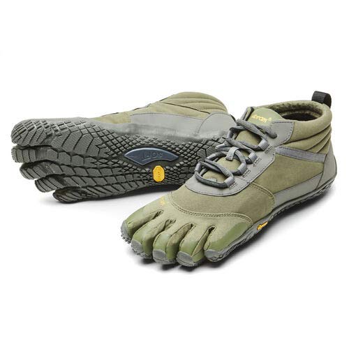 Vibram Five Fingers Women's V-Trek Insulated Shoe (38 EU/7.5-8, Military/Grey)