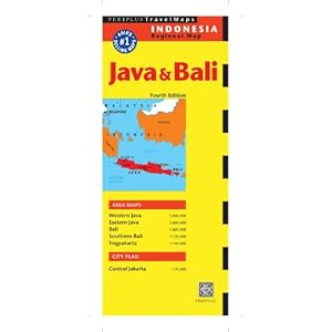 Java & Bali Travel Map Fourth Edition Landkaart – Gevouwen Kaart, 20 augustus 2013
