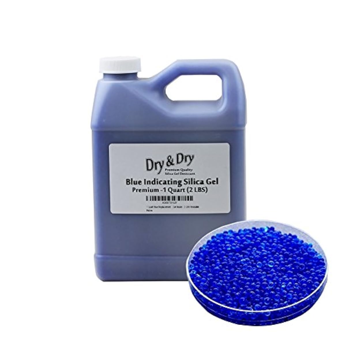 1 Quart Premium Blue Indicating Silica Gel Beads(Industry Standard 24