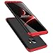 ATRAING Galaxy S9 Case, 3 in 1 Ultra-Thin PC Hard Case Cover for Samsung Galaxy S9 (Red+Black+Red)