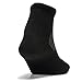Feetures High Performance Ultra Light Cushion Quarter Sock - Moisture-Wicking Athletic Socks - Black, M (1 Pair)