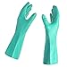 TUSKO PRODUCTS Best Nitrile Rubber Cleaning, Household, Dishwashing Gloves, Latex Free, Vinyl Free, Reusable not Disposable, Medium M (1 Pair)