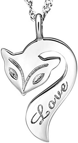 Foxbeauty Sterling Silver Pendant Necklace