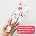 Hifunwu 120 Pack Christmas Cellophane Bags Christmas Treat Bags with Twist Ties for Cookie Candy Christmas Party Supplies