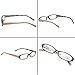 Kerecsen 5 Pack Reading Glasses for Women and Men Spring Hinge Ladies Readers (5 Pack Mix Color, 2.50)