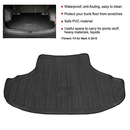 aqxreight - Cargo Liner vloermat, zwart PVC weerbestendige kofferbakbescherming Cargo Mat kofferbakvoering Fit voor Mark… - Afbeelding 4