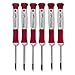 Xcelite XPTX600 Precision Chromium Molybdenum Steel Torx ESD Screwdriver Set, With Case, 6-Piece