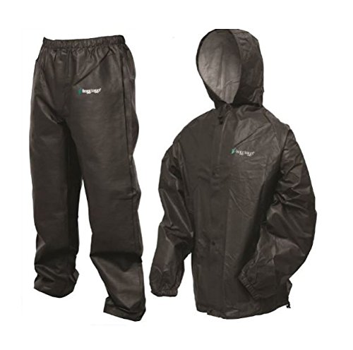 Frogg Toggs Carbon Black Rain Suit Ultra-Lite Jacket Pants for All Sport Wear | eBay