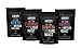 Gourmet Coffee Sampler Gift Box Set, Roasted Coffee Beans, Sumatra Dark, Kenya AA Medium-Dark, Rwanda Medium, Natural Ethiopian Light, Whole Bean, 4 Bags, 16 oz Total