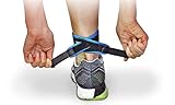 CROSSTRAP Achilles Strap by MDUB Medical Prevent Achilles Tendonitis Running, Cycling, Hiking, Outdoor Sports (Blue, 1 Pack Large)