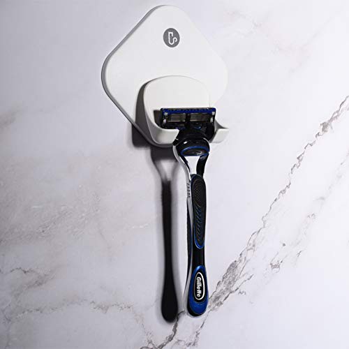 Razor Holder for Shower Wall, Shower Hook for Razor, Self Adhesive