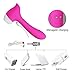 Sucker & Vibrator, Waterproof Rechargeable G Spot & Nipple & Clitoris Stimulator, 11 Powerful Vibrating Modes Sex Toy (Pink)