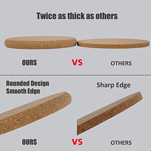 Set of cork coasters with a holder, priced at $10.97.