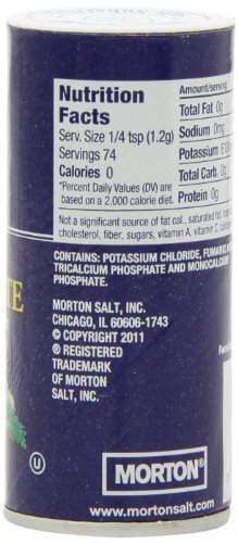 Morton Salt Substitute 3.12-Ounce Pack of 6 - Buy 