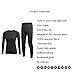 HEROBIKER Thermal Underwear Women Ultra-Soft Set Base Layer Top & Bottom Long Johns with Fleece Lined Winter Warm