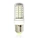 RCLITE 6-Pack 7W E26/E27 56-LED 5730 SMD LED Corn Bulb,60 Watts Replacement Incandescent Bulbs,Warm White Light 3000K,450 Lumens, Energy Saving Home Light Bulbs Lamp with Cover(No-Dimmable)