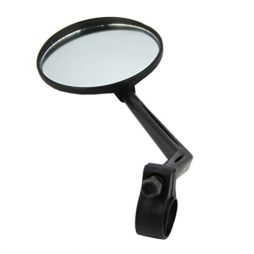 Superdream 360° Rotation Mountain Road Bike Bicycle Cycling MTB Rear View Mirror Handlebar Wide Angle Rearview Adjustable Universal Safety Bike Mirror Black 22MM
