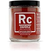 Spiceology - Raspberry Chipotle Sweet & Spicy All-Purpose BBQ Seasoning Spice Rub - Use on: Ribs, Pork, Bacon or Chicken - 4.2 oz