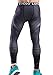 Red Plume Men's Compression Elastic Tight Leggings Sport Panther Leopard Printing Pants