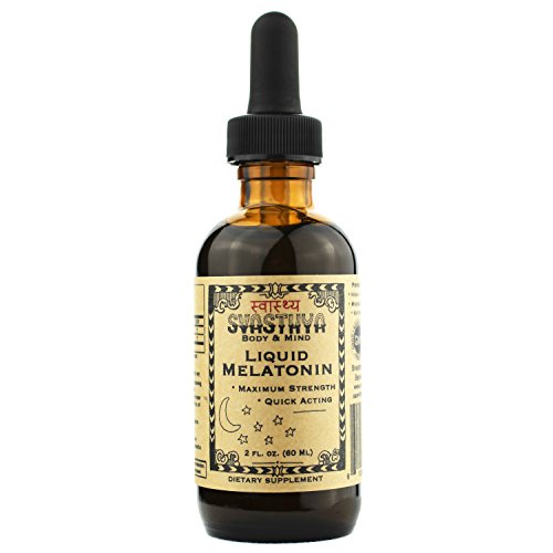 Pure Melatonin Liquid 100% Natural Sleep Aid Reduce Anxiety ALCOHOL FREE Made in USA