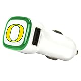 NCAA Oregon Ducks Car Charger, White
