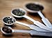 Stainless Steel Measuring Spoons - Set of 4 Premium Metal Spoons - Strong and Durable - Engraved with Metric and Imperial / US Sizes Including Tablespoon and Teaspoon - Ideal for Cooking and General