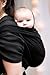 Baby Sling Carrier by AmBaby - Soft and Stretchy Baby Wrap for Newborns, Infants and Toddlers (Black)