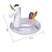 Giant Unicorn Swimming Pool Float - Happytime 2020 Unicorn Inflatable Pool Float with Glitters Inflatable Lounge Raft Tube Swim Ring Summer Toys for Adults Toddlers