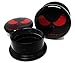 The Nightmare Before Christmas Ear Plugs - Acrylic Screw-On - New - 8 Sizes - Red Jack Skellinton - Pair