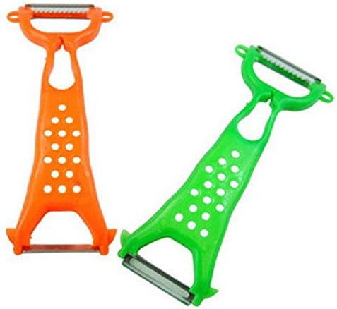 Gadget Vegetable Fruit turnip Slicer Cutter Carrot Shredder Parer Slicer BG (Color: Orange) N@N
