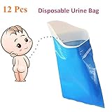 ShengTian Disposable Urine Bags Camping Pee Bags for Travel Urinal Toilet Super Absorbent Traffic Jam Emergency Portable Urine Bag Pee Bags Car Toilet for Men Women Children Brief Relief, 12 Pcs