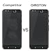OMOTON Tempered Glass Screen Protector for Google Nexus 5X-5.2Inch, 2 Pack