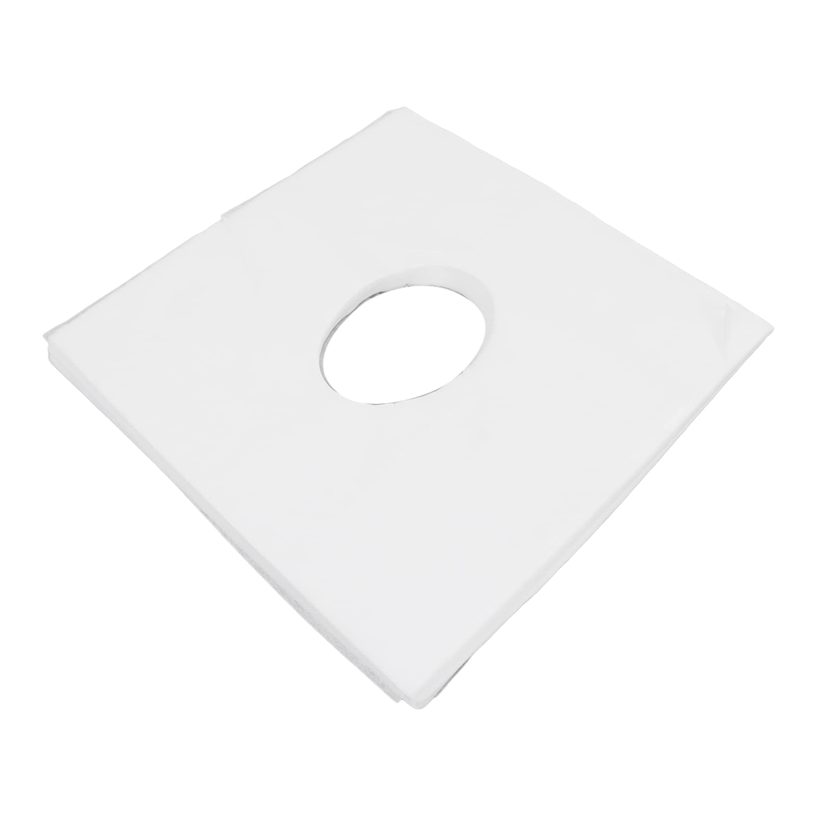 100PCS Disposable Face Cradle Covers for Massage Table, Hygienic Paper Headrest Covers 15.4 x 15.4 inch White