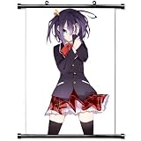 Home Decor Trendy Handsome Anime Art Cosplay Poster with Rikka Takanashi Love Chunibyo Other Delusions Anime Wall Scroll Poster Fabric Painting 24 X 36 Inch (60cm X 90 cm)
