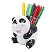 Exquisite Cute Resin Animal Pen Pencil Holder Desk Storage Box Organizer Accessories (Panda)