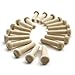 Wooden Axle Pegs Fits 1/4