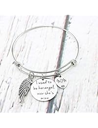 Awegift - Collar con colgante para madre y padre, diseño de recuerdo de la pérdida de mamá