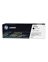 Cartucho de tóner negro original LaserJet HP 312A (CF380A)