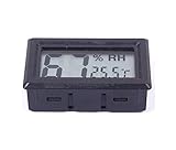 Black Digital LCD Thermometer Hygrometer Humidity Temperature Meter Indoor 02
