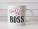 MAUAG World's Best Boss Funny Coffee Mug for Boss Day White 11 Oz, Work and Office Holiday or Birthday Present for Worlds Best Male or Female Bosses, Manager