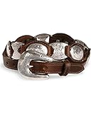 Tony Lama Women's Concho Link Leather Belt - 5297L