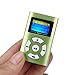 Mini Perman Portable USB 2.0 LCD Screen Metal MP3 Music Player Only, Support 32GB Micro SD TF Card Green
