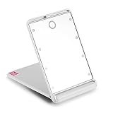 LED Make Up Mirror Folding Portable Cosmetic Mirror Compact Pocket Size Easy to Carry-on