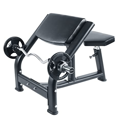 RitFit Preacher Curl Bench Adjustable for Arm Curling Training