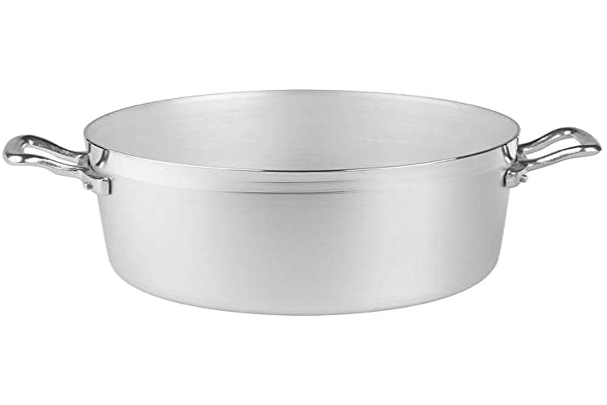 Pentole Agnelli Family Cooking Aluminium Saucepot With 2 Handles, 3.49 Litre