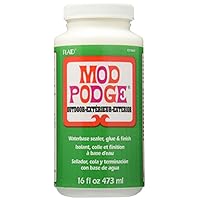 Mod Podge Waterbase Sealer, Glue and Finish for use Outdoors (16-Ounces), CS15062