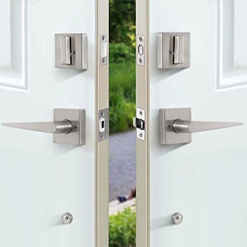 GUA OYH Double Door Handleset with Dummy Door Handle Sets Double Front