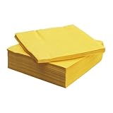 FANTASTISK 50 Pack Highly Absorbent Yellow Paper Napkin