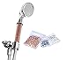 Eco Fresh Faucets, Filtration Handheld Showerhead Ideal for Dry Skins & Hair, Shower Head Purifies Water & Rejuvenate Your Skin, Water-saving, Bonus Extra Set of Negative Ion Mineral Balls Included!